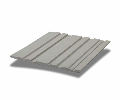 Spline profile in natural grey