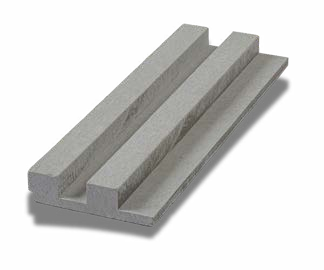 Twig profile in natural grey